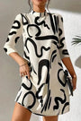 Kleid Mit Lockerem Schnitt Und Muster - Letizia