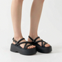 Klobige Plateau-Sandalen Mit Knöchelriemen - Olga