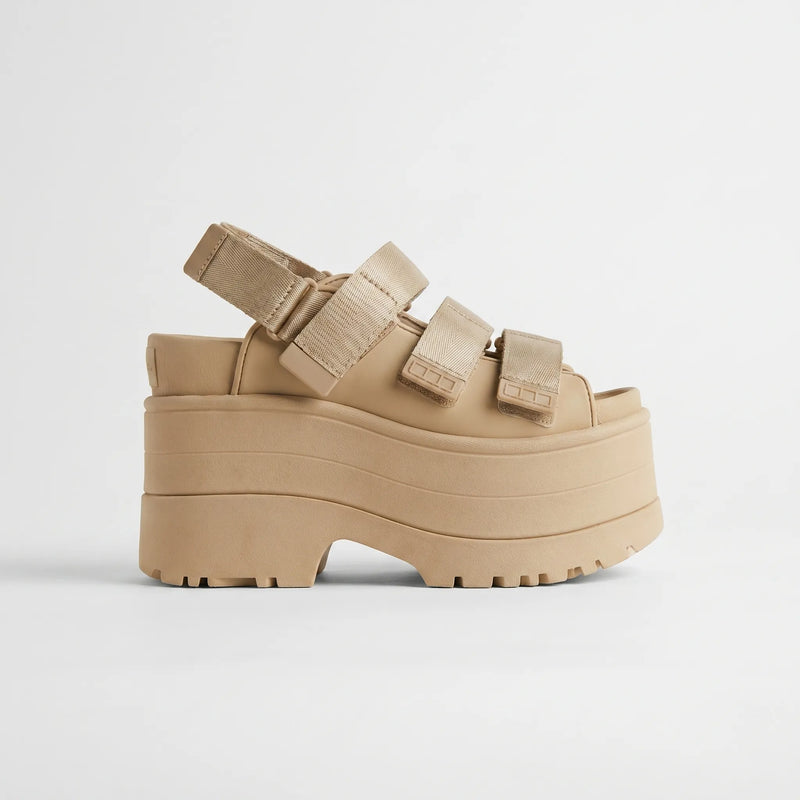 Klobige Retro-Plateausandalen - Ruby