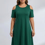 Knieumspielendes Damenkleid XL Mit Schulterausschnitten - Terri