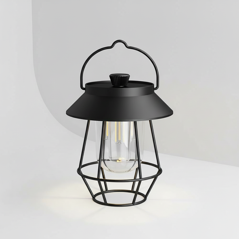 Kompakte Retro Campinglampe - CampAura