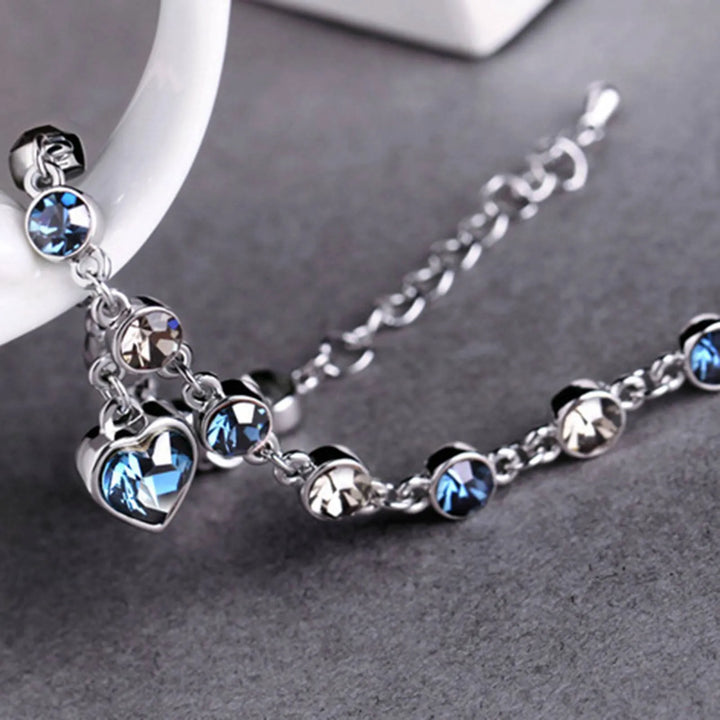 Kristallarmband Mit Herz - OceanHeart 