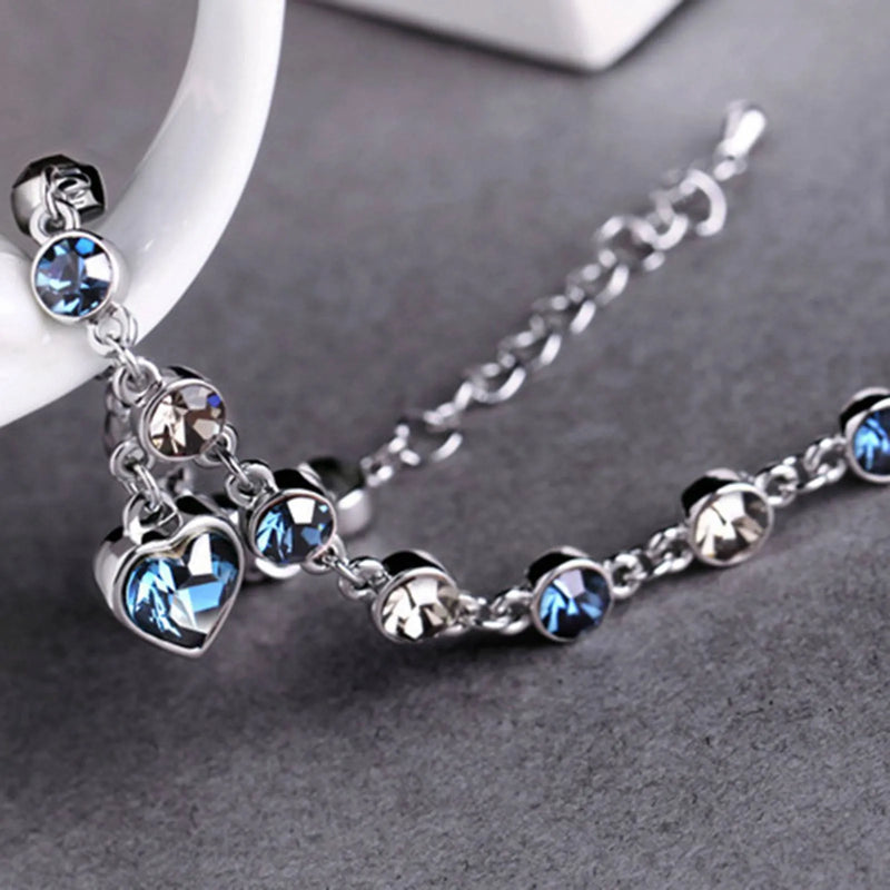Kristallarmband Mit Herz - OceanHeart 