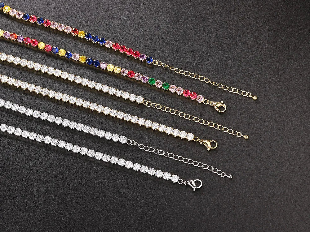 Kristallbesetzte Halskette - CrystalNecklace 
