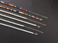 Kristallbesetzte Halskette - CrystalNecklace 