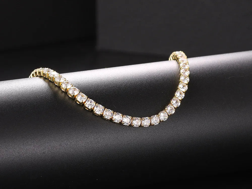 Kristallbesetzte Halskette - CrystalNecklace 