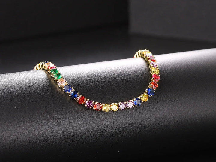 Kristallbesetzte Halskette - CrystalNecklace 