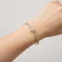 Kunstvoll Gestaltetes Armreif - GoldKnot 