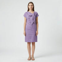 Kurzärmliges Kleid Mit Schleifendetail - Traci