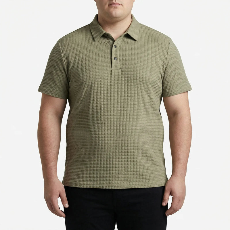 Kurzärmliges Polo Shirt Mit Struktur - Emanuel
