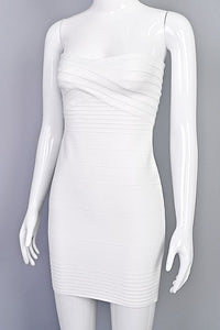Kurzes Trägerloses Kleid - Giada
