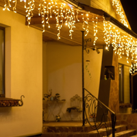 LED Eiszapfen Lichterkette Außen - IceLumin