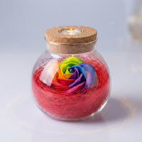 LED Rose Jar Lamp -  Roseluxe