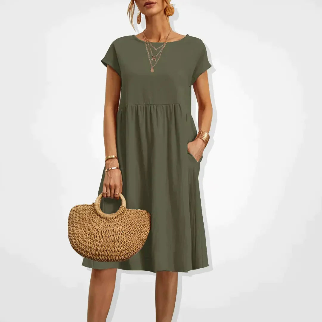 Luftiges Leinenkleid – Elodie