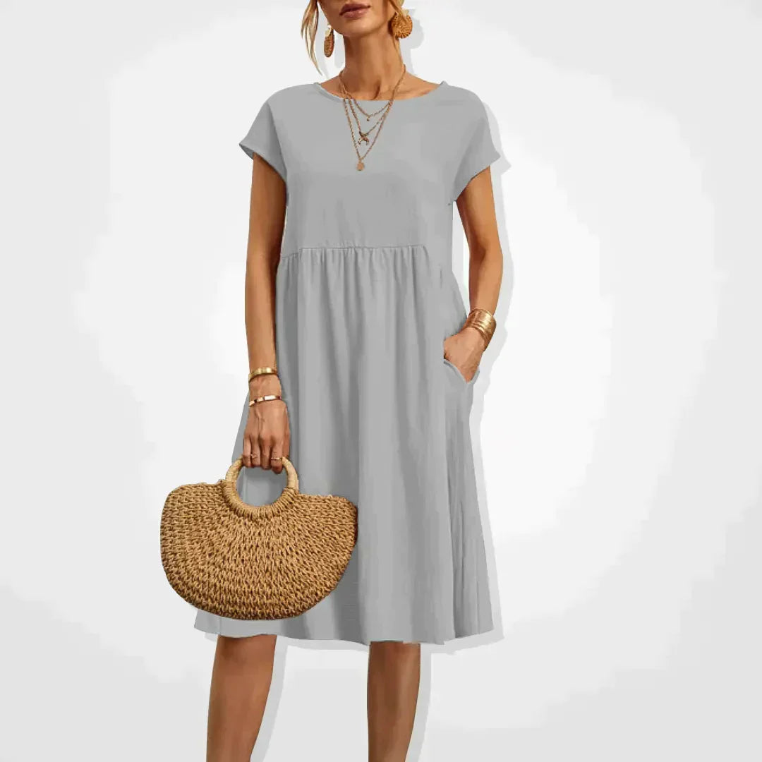 Luftiges Leinenkleid – Elodie