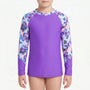 Langarm-Rashguard für Mädchen - Velyra