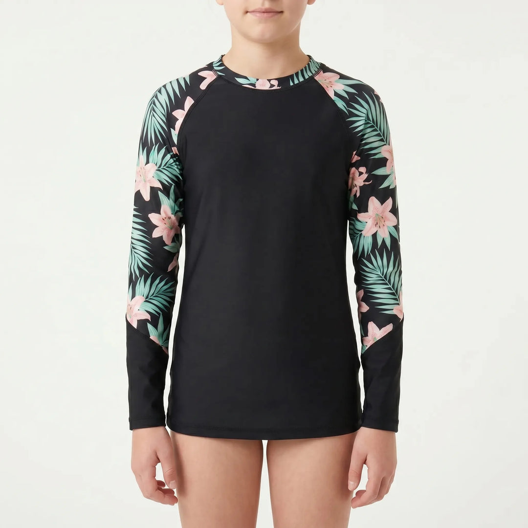 Langarm-Rashguard für Mädchen - Velyra