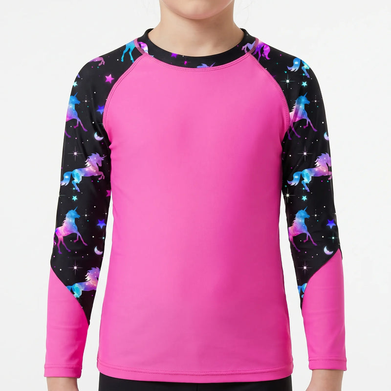 Langarm-Rashguard für Mädchen - Velyra