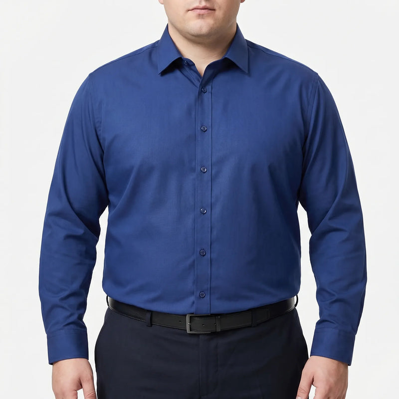 Langärmliges Herrenhemd Slim Fit - Percy