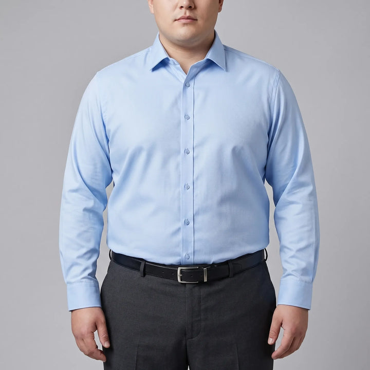 Langärmliges Herrenhemd Slim Fit - Percy