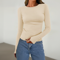 Langarmshirt Mit Rundhalsausschnitt -  Gudrun