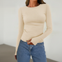 Langarmshirt Mit Rundhalsausschnitt -  Gudrun