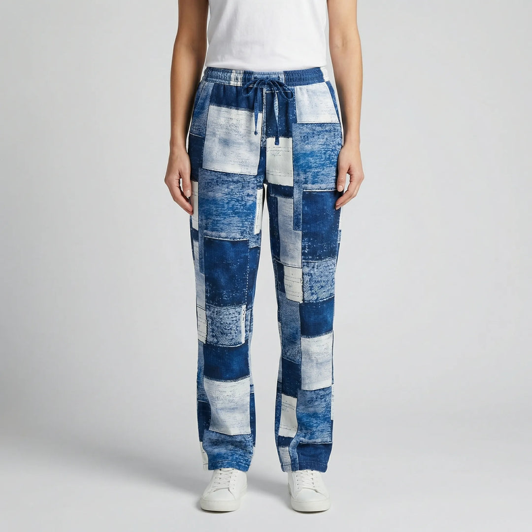 Lange Damenhose Mit Muster - Lucia