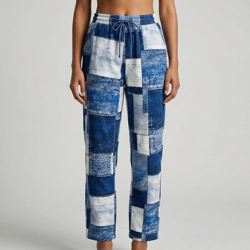 Lange Damenhose Mit Muster - Lucia