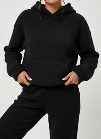 Langer Hoodie Mit Tasche -  Saskia