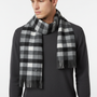 Langer Wollschal Mit Karomuster - Cozyloom