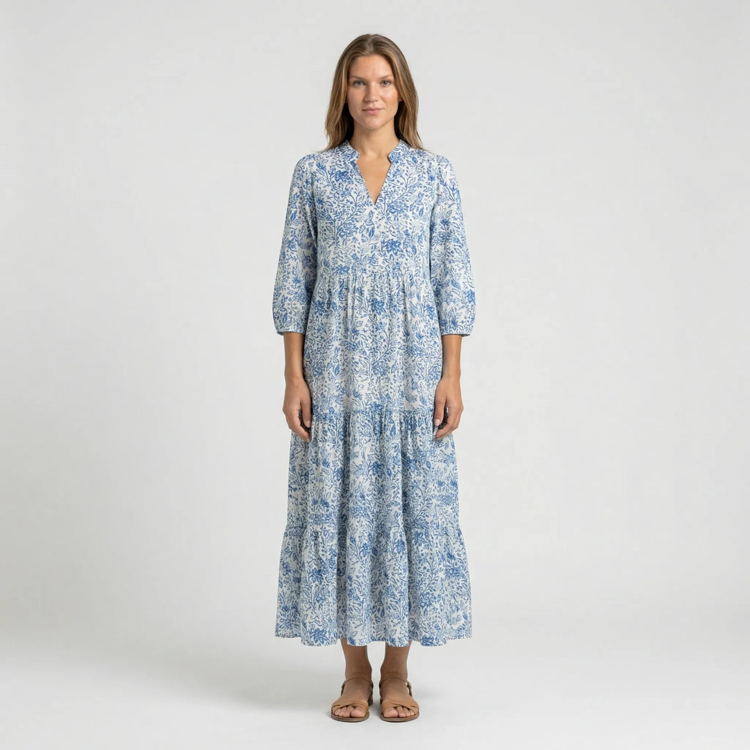 Langes Gestuftes Maxikleid - Kimberley