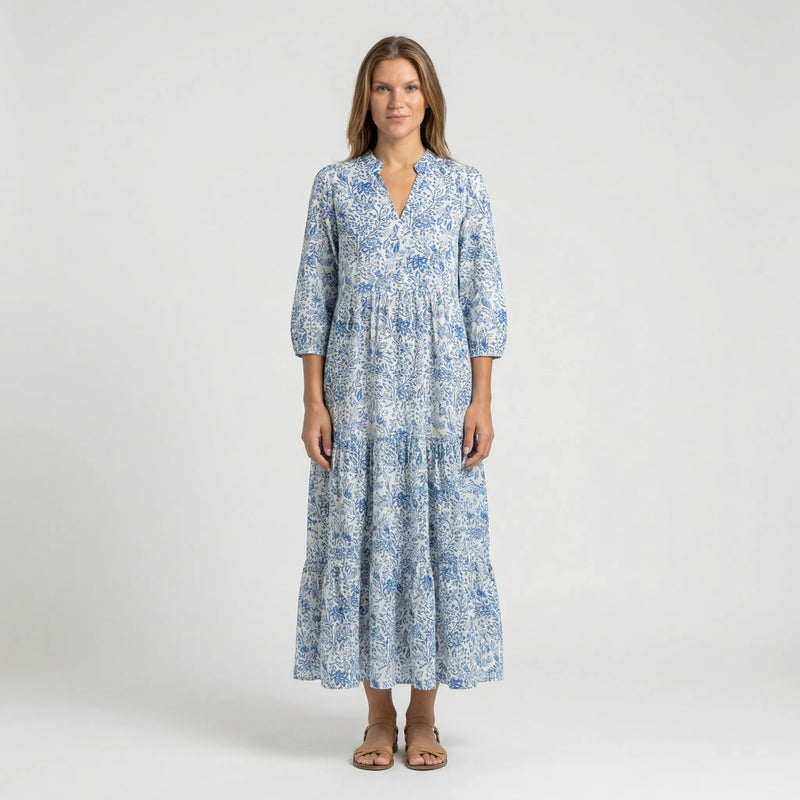 Langes Gestuftes Maxikleid - Kimberley