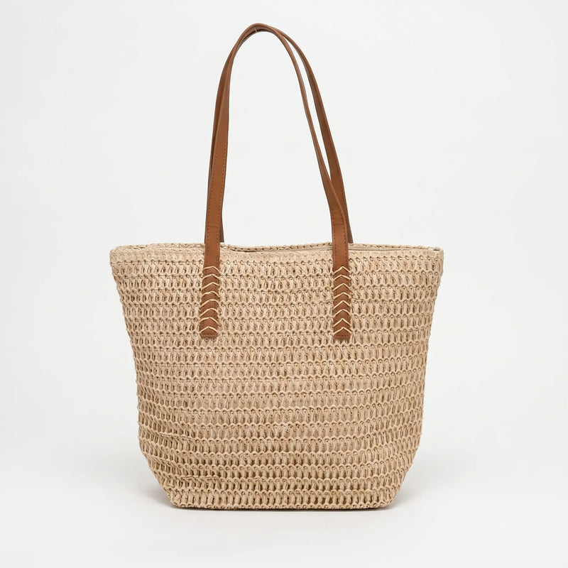 Lässige Strohtasche Für Den Sommer - Wovena