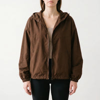 Lässige Windbreaker Jacke Mit Kapuze -  Regina