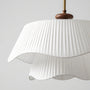 Layered Pleated Shade Pendant Lamp -  Drapella