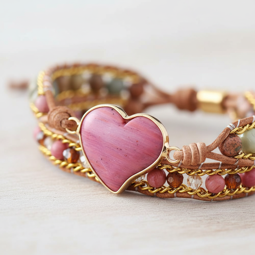 Lederwickelarmband - LoveBand 