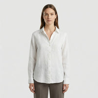 Leichte Damenbluse Mit V-Ausschnitt - Rosemary
