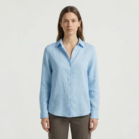 Leichte Damenbluse Mit V-Ausschnitt - Rosemary