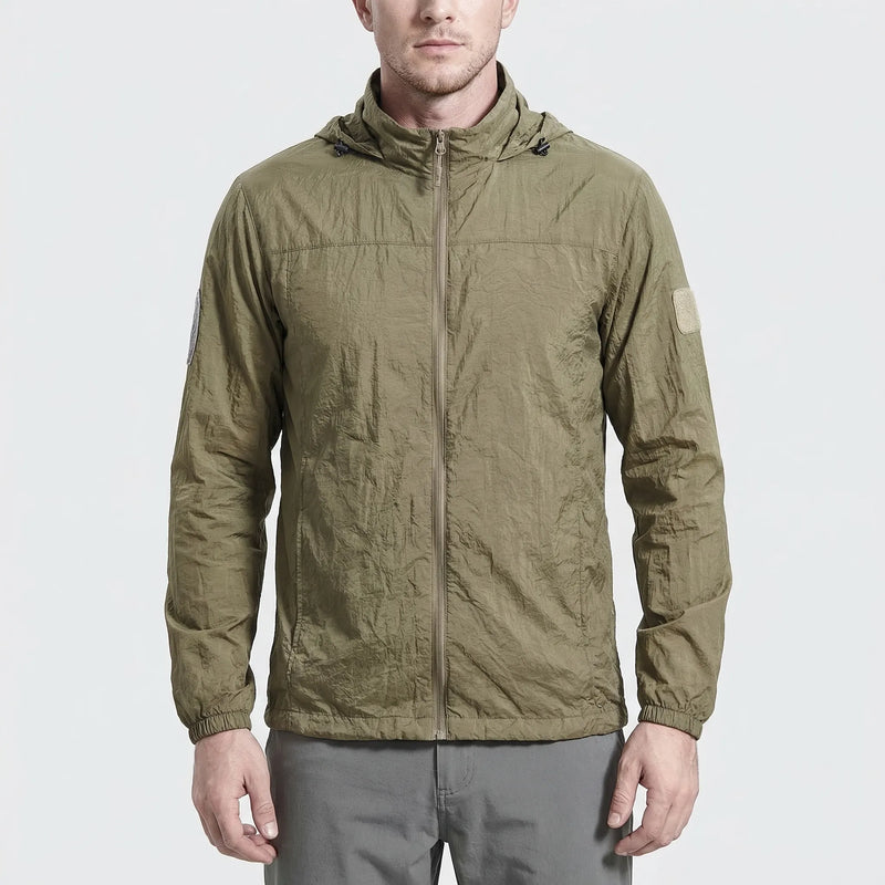 Leichter Windbreaker Mit Kapuze Im Taktischen Stil -  Velorak