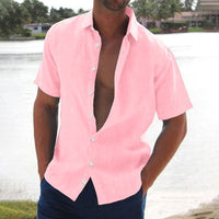 Lightweight Casual Shirt With Button Placket - Donald