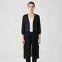 Lightweight Long Open-Front Cardigan - Cora