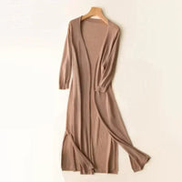 Lightweight Long Open-Front Cardigan - Cora