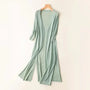 Lightweight Long Open-Front Cardigan - Cora