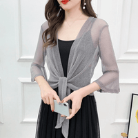 Lightweight Sparkly Shrug Cardigan - Kristi