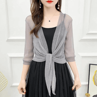 Lightweight Sparkly Shrug Cardigan - Kristi