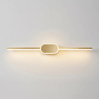 Linear LED Wall Sconce With Circular Mount -  Lumivane