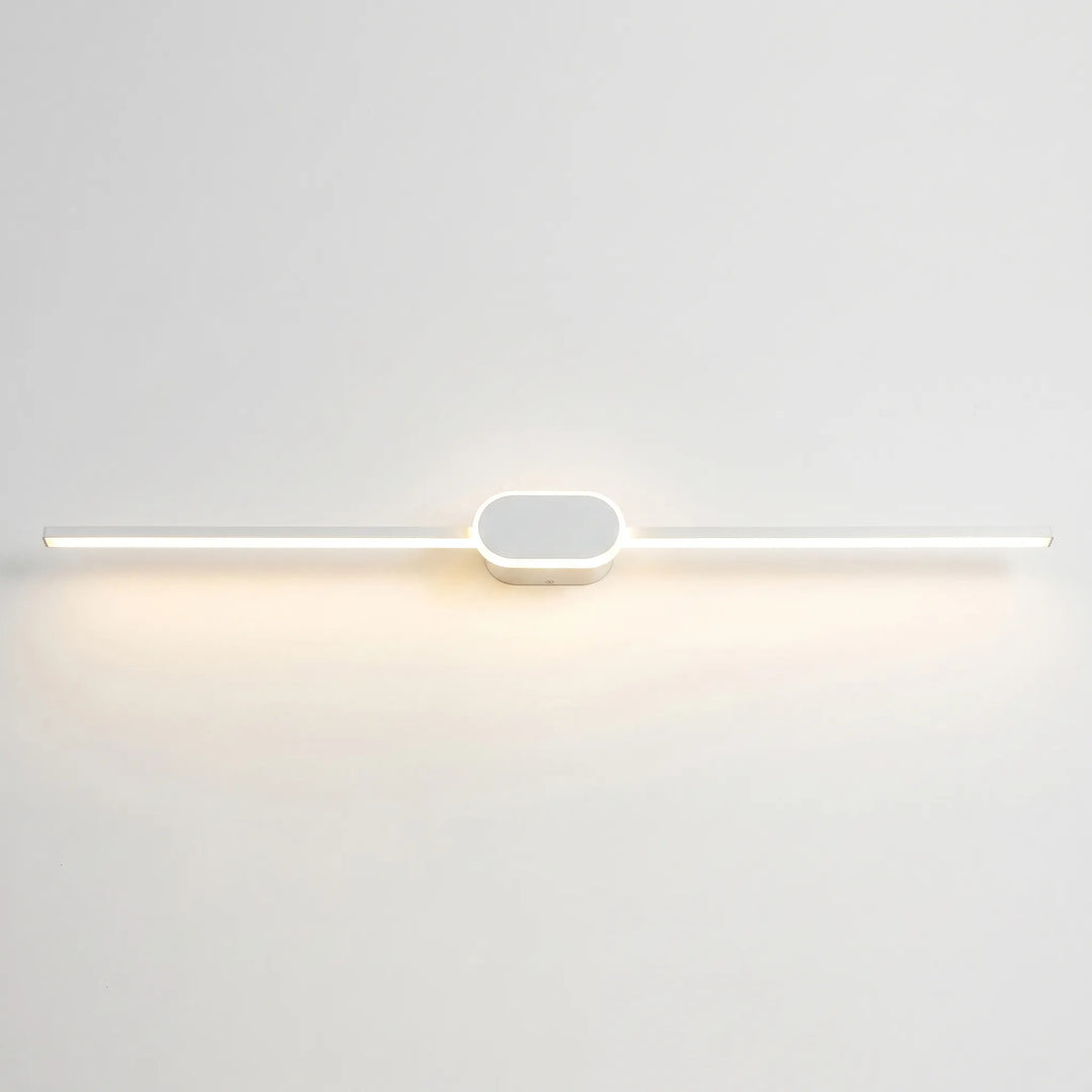 Linear LED Wall Sconce With Circular Mount -  Lumivane