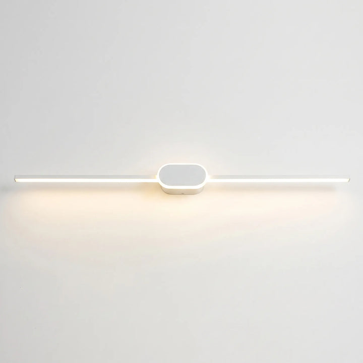 Linear LED Wall Sconce With Circular Mount -  Lumivane