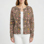 Locker Sitzende Floral Strickjacke - Dana