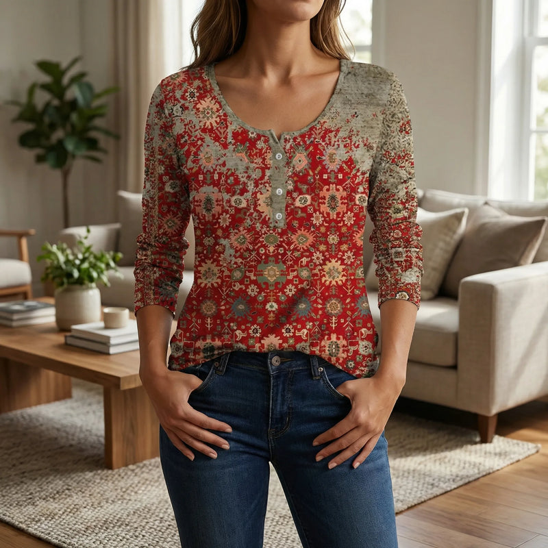 Lockerer Damen-Pullover Im Boho-Stil - Constance